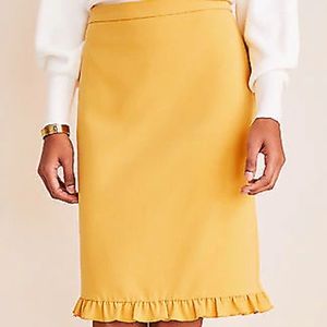 Ann Taylor Yellow Skirt NWT